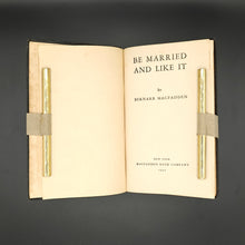 Load image into Gallery viewer, Macfadden - Be Married and Like It (1937)