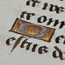 Load image into Gallery viewer, Leaf from Book of Hours, late 14th or early 15th century, likely France