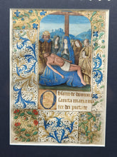 Load image into Gallery viewer, Leaf from Book of Hours, near Ghent-Bruges, Belgium, late 15th century. 