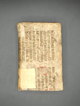 Load image into Gallery viewer, ❧ Rare survival of Capuchin library book outside of institutional holdings wrapped in three layers of non-chronological binding waste related to text of printed book. ❧