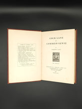 Load image into Gallery viewer, Lang - Cock Lane and Common-Sense (1901)
