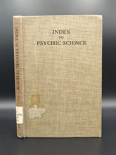 Load image into Gallery viewer, Morgan - Index to Psychic Science (1950)