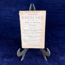 Load image into Gallery viewer, One of the most infamous works attempting to prove witchcraft: Joseph Glanvill - Saducismus Triumphantus (1682)