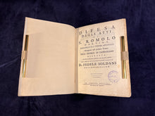 Load image into Gallery viewer, "To give the future some incentive to chase the truth": Fedele Soldani - Difesa degli atti di S. Romolo Martire (1741)
