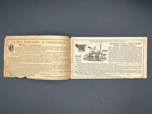 Load image into Gallery viewer, Piasa Bird Hapgood Plow Pamphlet (1898)