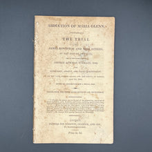 Load image into Gallery viewer, Abduction of Maria Glenn (1818)