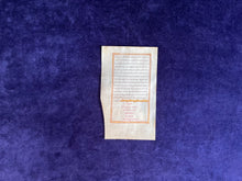 Load image into Gallery viewer, Dominican Patron Portrait & the Historical Impact of Handwriting: Leaf from Italy (mid to late 15th c.)