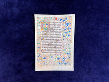 Load image into Gallery viewer, Professing Faith in Bruges: ca. 1475 leaf with Athanasian Creed from Book of Hours