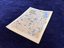 Load image into Gallery viewer, Professing Faith in Bruges: ca. 1475 leaf with Athanasian Creed from Book of Hours