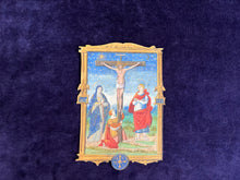 Load image into Gallery viewer, The Crucifixion & the Eclipse : Follower of Maître d'Étienne Poncher - Cutting from Pontifical (1546)
