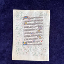 Load image into Gallery viewer, Waking Up in the Middle Ages: Unknown - Single leaf from Flemish Book of Hours (ca. 1475)