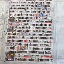 Load image into Gallery viewer, Praying To and For the Dead : Single leaf from Flemish Book of Hours, ca. 1475
