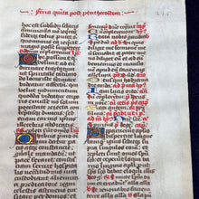 Load image into Gallery viewer, Celebrating after Pentecost: Liturgical Bifolium from Germany (late 15th c.)