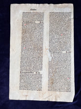 Load image into Gallery viewer, "Primum est amore. Secundum est Odium": Summa Theologica (ca. 1470s)