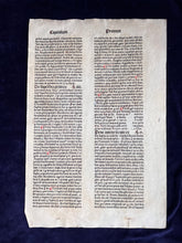 Load image into Gallery viewer, "Primum est amore. Secundum est Odium": Summa Theologica (ca. 1470s)