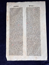 Load image into Gallery viewer, "Primum est amore. Secundum est Odium": Summa Theologica (ca. 1470s)