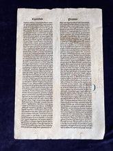 Load image into Gallery viewer, "Primum est amore. Secundum est Odium": Summa Theologica (ca. 1470s)