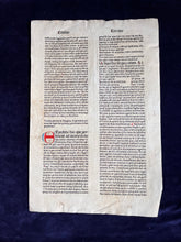 Load image into Gallery viewer, "Primum est amore. Secundum est Odium": Summa Theologica (ca. 1470s)