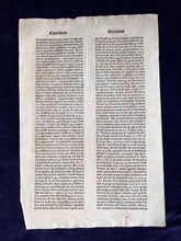 Load image into Gallery viewer, "Primum est amore. Secundum est Odium": Summa Theologica (ca. 1470s)