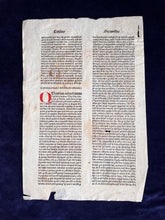 Load image into Gallery viewer, "Primum est amore. Secundum est Odium": Summa Theologica (ca. 1470s)