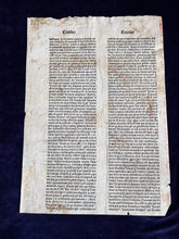 Load image into Gallery viewer, "Primum est amore. Secundum est Odium": Summa Theologica (ca. 1470s)