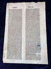 Load image into Gallery viewer, "Primum est amore. Secundum est Odium": Summa Theologica (ca. 1470s)