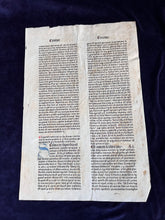 Load image into Gallery viewer, "Primum est amore. Secundum est Odium": Summa Theologica (ca. 1470s)