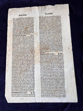 Load image into Gallery viewer, "Primum est amore. Secundum est Odium": Summa Theologica (ca. 1470s)