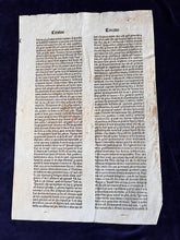 Load image into Gallery viewer, "Primum est amore. Secundum est Odium": Summa Theologica (ca. 1470s)