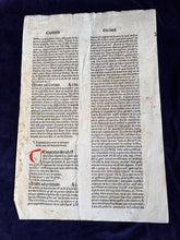 Load image into Gallery viewer, "Primum est amore. Secundum est Odium": Summa Theologica (ca. 1470s)