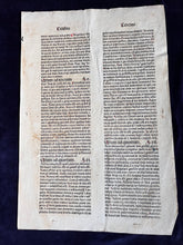 Load image into Gallery viewer, "Primum est amore. Secundum est Odium": Summa Theologica (ca. 1470s)