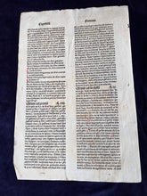 Load image into Gallery viewer, "Primum est amore. Secundum est Odium": Summa Theologica (ca. 1470s)