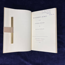 Load image into Gallery viewer, Interesting Literary Provenance : Fowler - Wonder's Acres (1941)