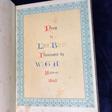 Load image into Gallery viewer, Romanticism, Medievalism, & Monasticism: Lord Byron - The Prisoner of Chillon (1865)