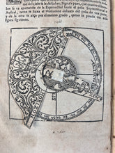 Load image into Gallery viewer, Conocer la altitud del Sol sobre el Horizonte en qualquier día y hora por los rayos del Sol: Peter Apian - Cosmographia (1575)