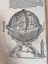 Load image into Gallery viewer, Conocer la altitud del Sol sobre el Horizonte en qualquier día y hora por los rayos del Sol: Peter Apian - Cosmographia (1575)