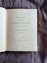Load image into Gallery viewer, Fine Binding, Fine Poetry, Fine Engravings: Tom Taylor & Birket Foster - Birket Foster’s Pictures of English Landscape (1864)