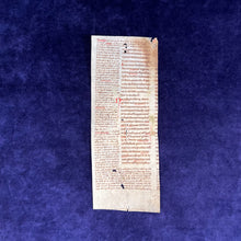 Load image into Gallery viewer, Extremely Early Witness to the Promulgation of Canon Law: Gregory IX - Decretales (ca. 1230-1240)