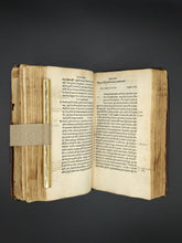 Load image into Gallery viewer, Annotated Second Issue Aldine Dictorum et factorum with two significant medieval pastedowns: 9th century Terence and 13th century Richard Rufus of Cornwall.