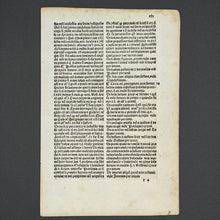 Load image into Gallery viewer, What To Do About Your Lust & Other People's Shipwrecks : A leaf from Angelo Carletti de Chivasso - Summa de casibus conscientae (1495)