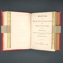 Load image into Gallery viewer, Manual for the use of the Legislature of the State of New York (1865)