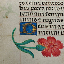 Load image into Gallery viewer, Book of Hours Leaf Attributable to Cornelia van Wulfschkerke of Sion Convent - Bruges/Ghent (ca. 1500)