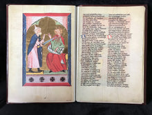 Load image into Gallery viewer, A Facsimile Fit for an Emperor: Rudolf von Em's "Weltchronik" (World Chronicle) and Stricker's epic of Karl der Große (Charlemagne) (14th c./ 1980)