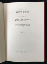 Load image into Gallery viewer, A Facsimile Fit for an Emperor: Rudolf von Em's "Weltchronik" (World Chronicle) and Stricker's epic of Karl der Große (Charlemagne) (14th c./ 1980)