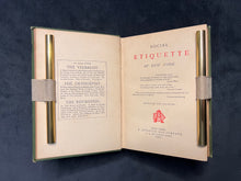 Load image into Gallery viewer, 19th c. New York High Society: Social Etiquette of New York (1887)