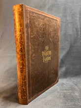 Load image into Gallery viewer, A Union Jack-Colored Perspective on the Flight of the Pilgrims & Establishment of Massachusetts: W.H. Bartlett - The Pilgrim Fathers (1853)