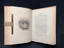 Load image into Gallery viewer, A Union Jack-Colored Perspective on the Flight of the Pilgrims & Establishment of Massachusetts: W.H. Bartlett - The Pilgrim Fathers (1853)