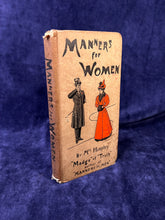 Load image into Gallery viewer, Mrs. Humphry, Manners for Women (1897)