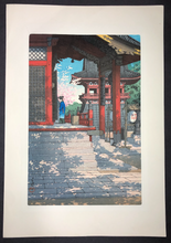 Load image into Gallery viewer, Kawase Hasui, Merguro Fudo Temple (1957)