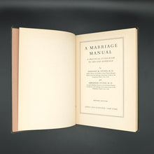 Load image into Gallery viewer, Stone &amp; Stone - A Marriage Manual (1935)
